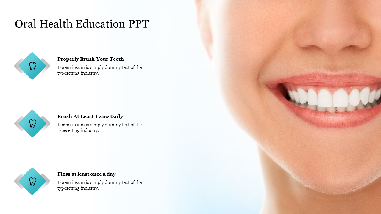 oral health education ppt