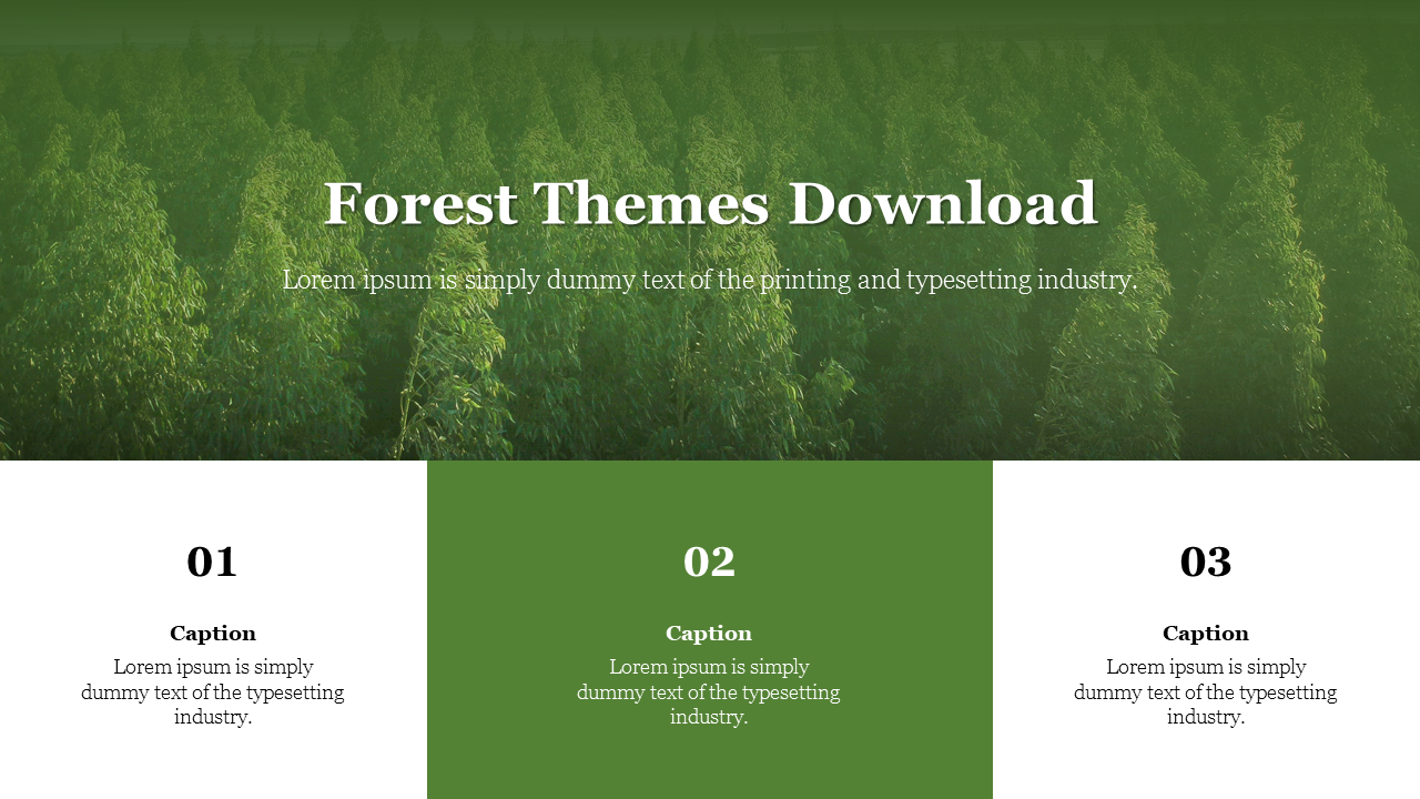 Free - Forest Themes Free Download PPT Template & Google Slides
