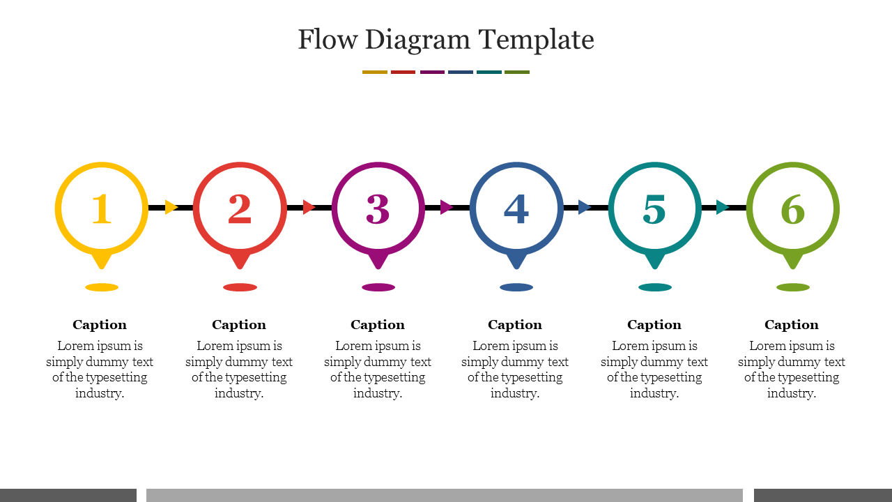 Free - Creative Flow Diagram Template Presentation Slide