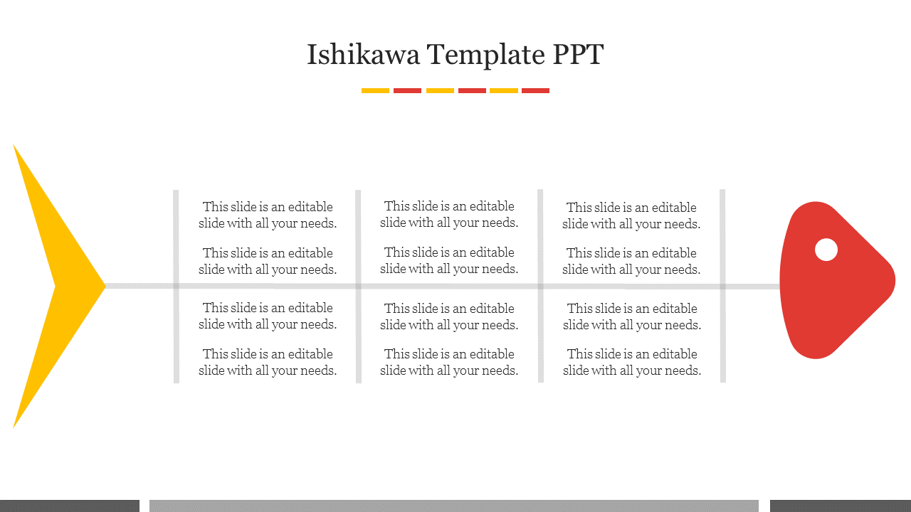 Ishikawa Template PPT