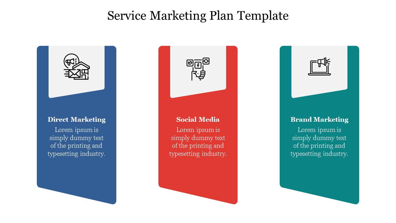 Best Service Marketing Plan Template For Presentation