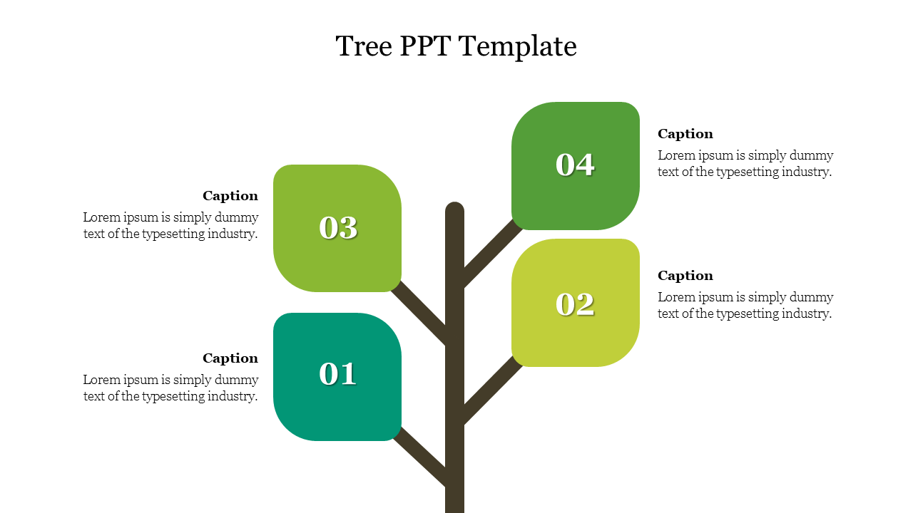 Free - Example Of Tree PPT Template Presentation Slide Design