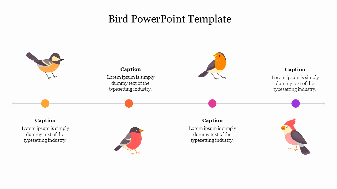 Awesome Bird PowerPoint Template For Presentation
