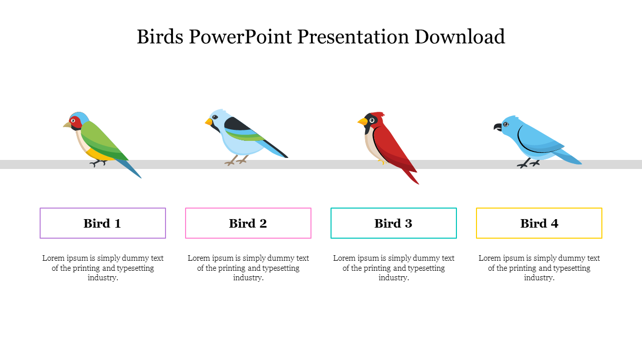 Amazing Birds PowerPoint Presentation Download