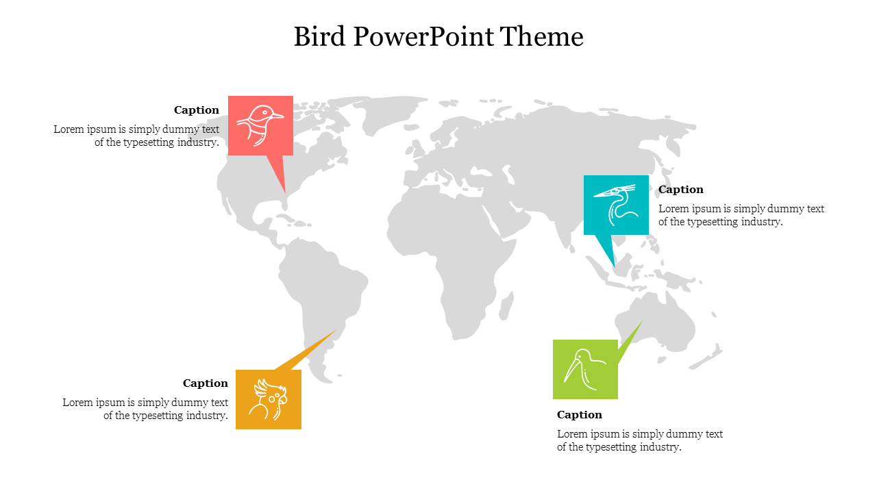 Creative Bird PowerPoint Theme Presentation Template