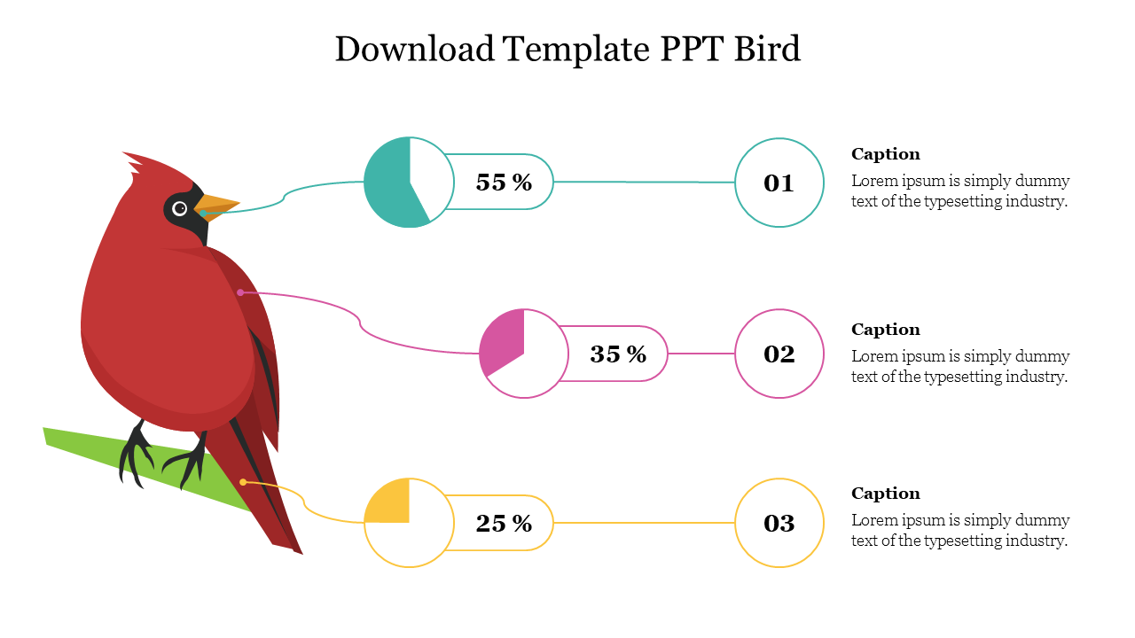 Download Template PPT Bird Presentation Slide Design