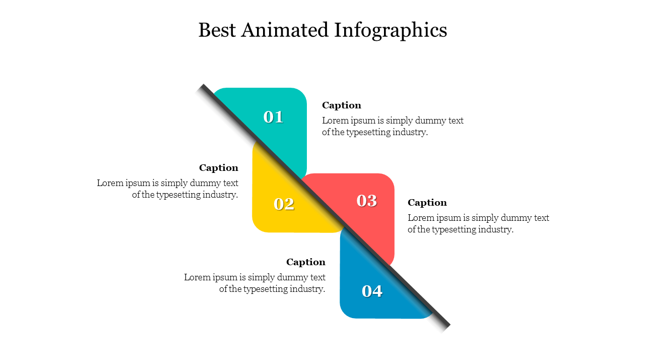 Best Animated Infographics PowerPoint Template Slide