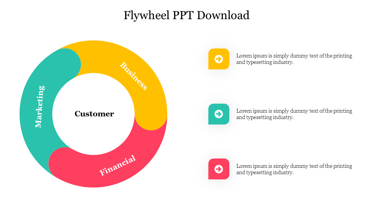 Colorful Flywheel PPT Download Presentation Template