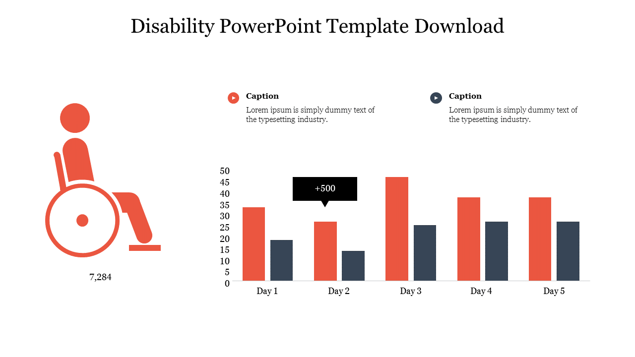 Free - Disability PowerPoint Template Download For Presentation 