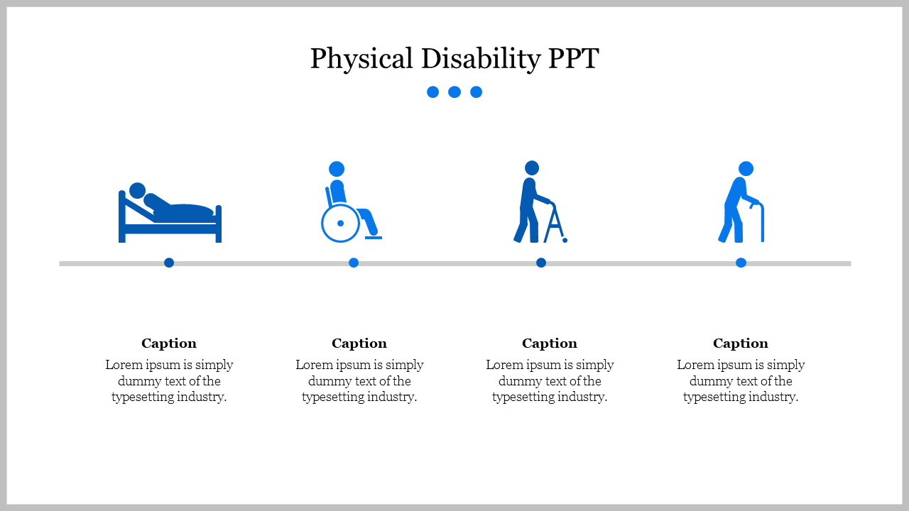 Physical Disability PPT Presentation Template Slide