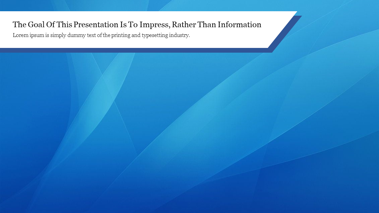 Creative Blue Background Template For PPT Presentation