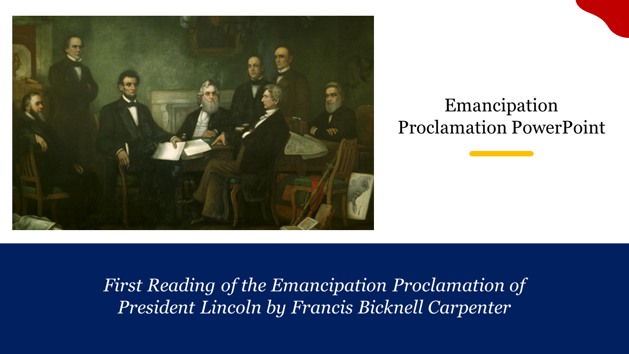 Innovative Emancipation Proclamation PowerPoint Slide
