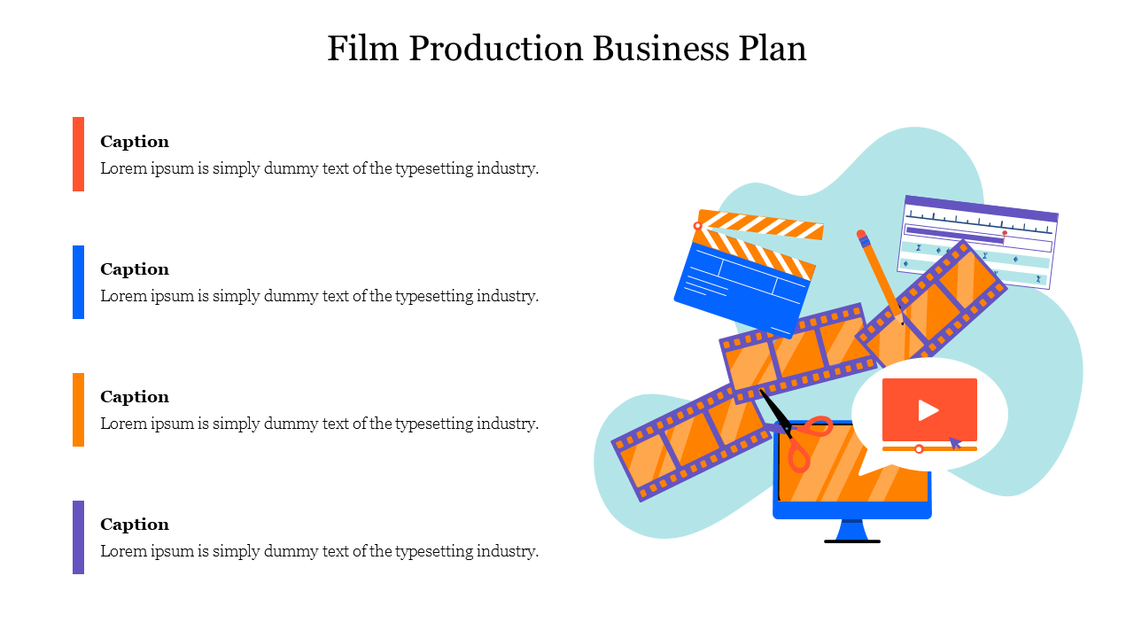 Creative Film Production Business Plan PowerPoint Presentation