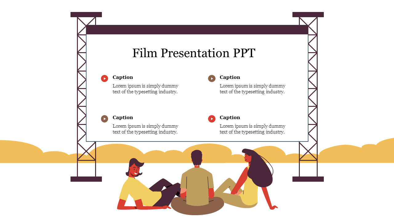 Stunning Film Presentation PPT For Presentation
