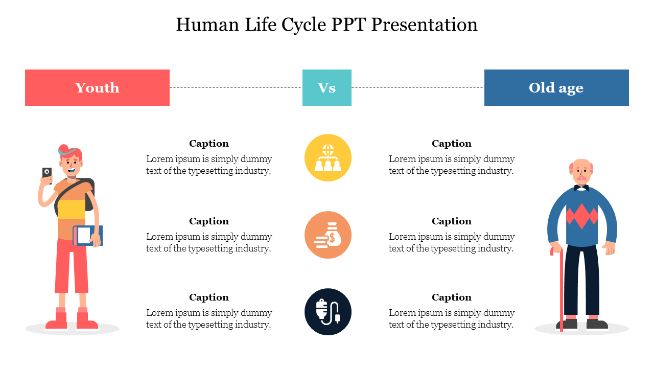Effective Human Life Cycle PPT Presentation Slide