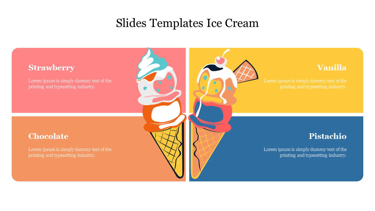 Best Google Slides Templates Ice Cream PowerPoint