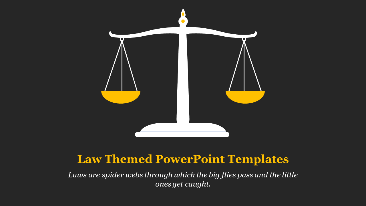 Law Themed PowerPoint Templates