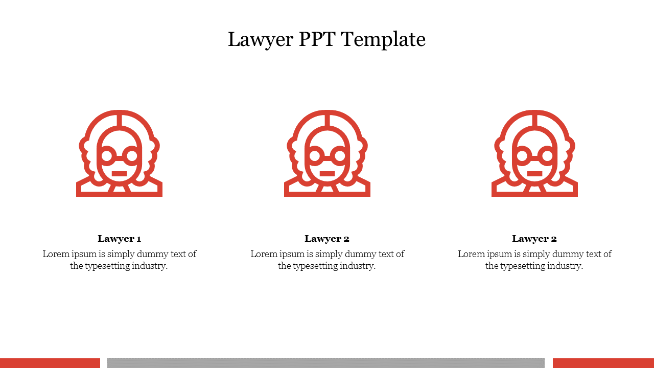 Lawyer PPT Template