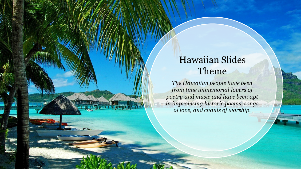 Amazing Hawaiian Google Slides Theme Presentation