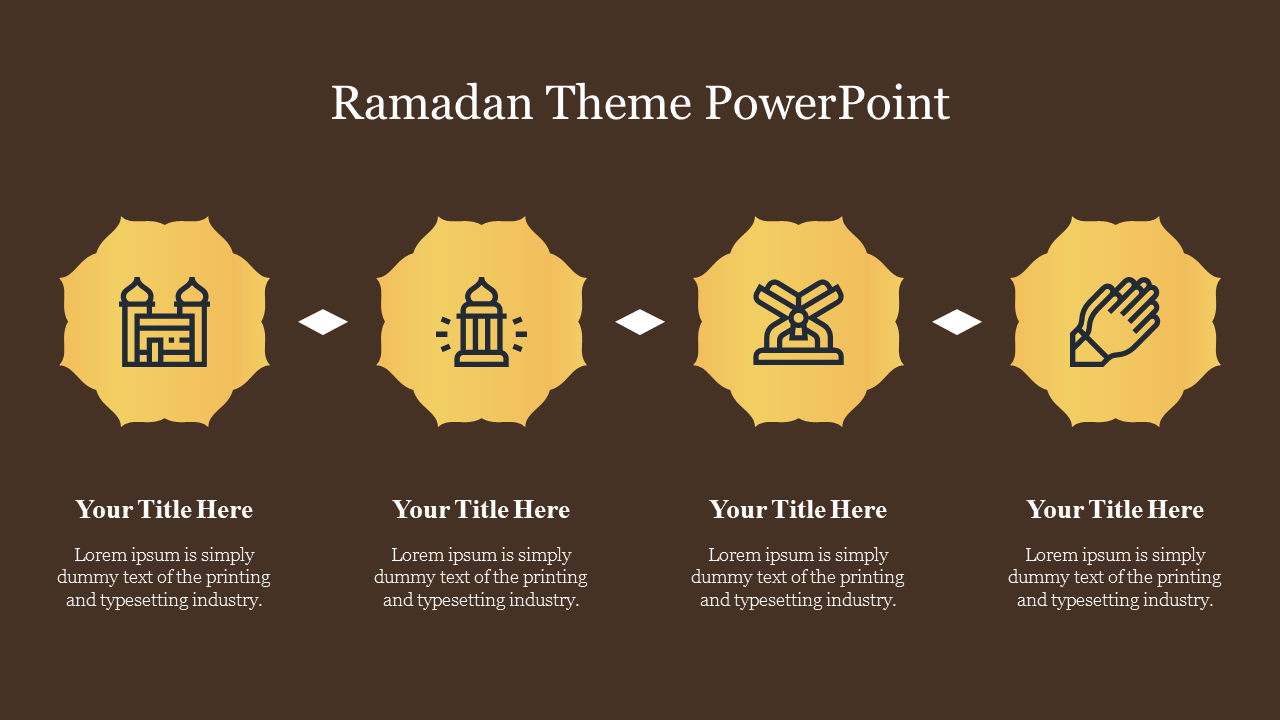 Stunning Ramadan Theme PowerPoint Presentation