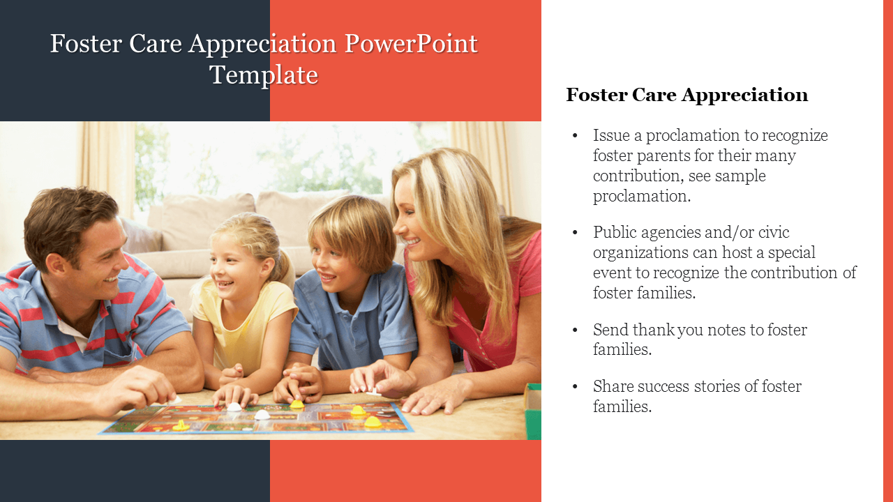 Foster Care Appreciation PowerPoint Template