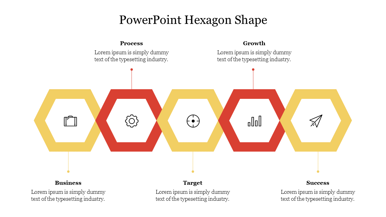 PowerPoint Hexagon Shape