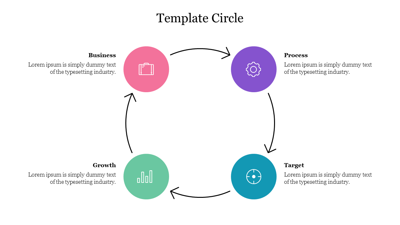 Free - Creative Template Circle PowerPoint Presentation Slide