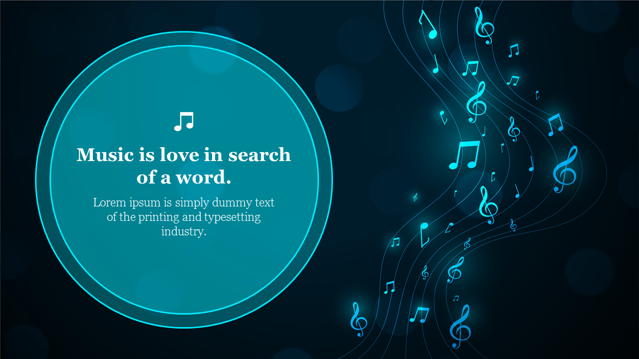 Free - Attractive PowerPoint Music Background Templates