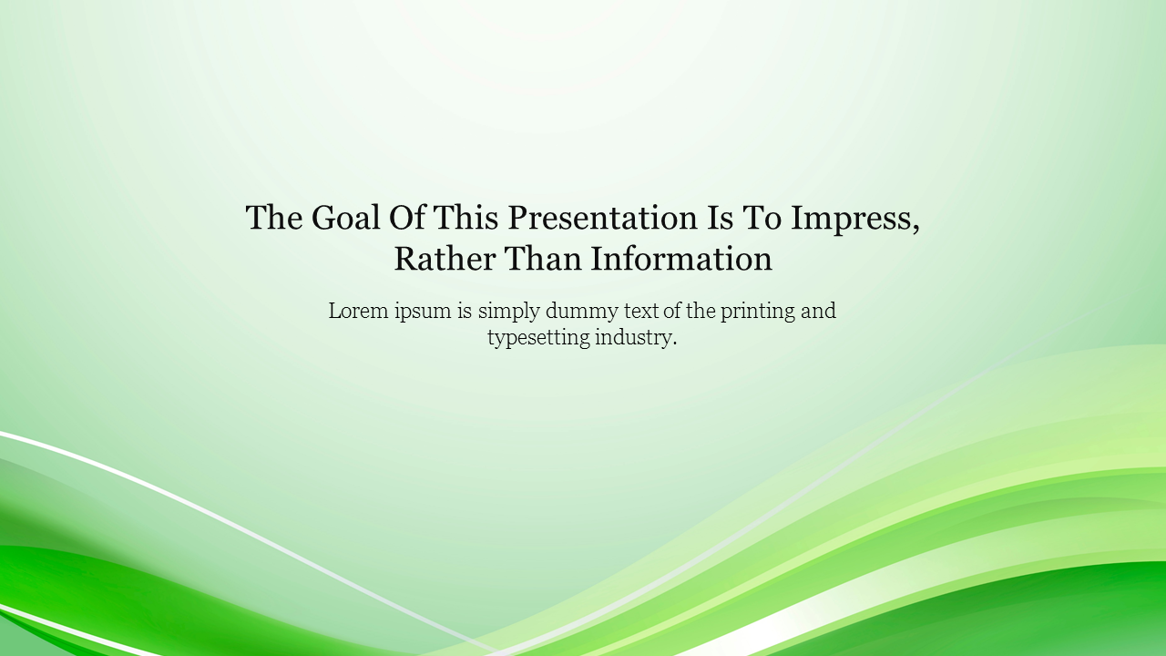 Stunning PowerPoint Green Background For Presentation