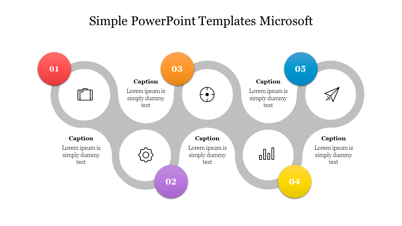 Simple PowerPoint Templates Microsoft