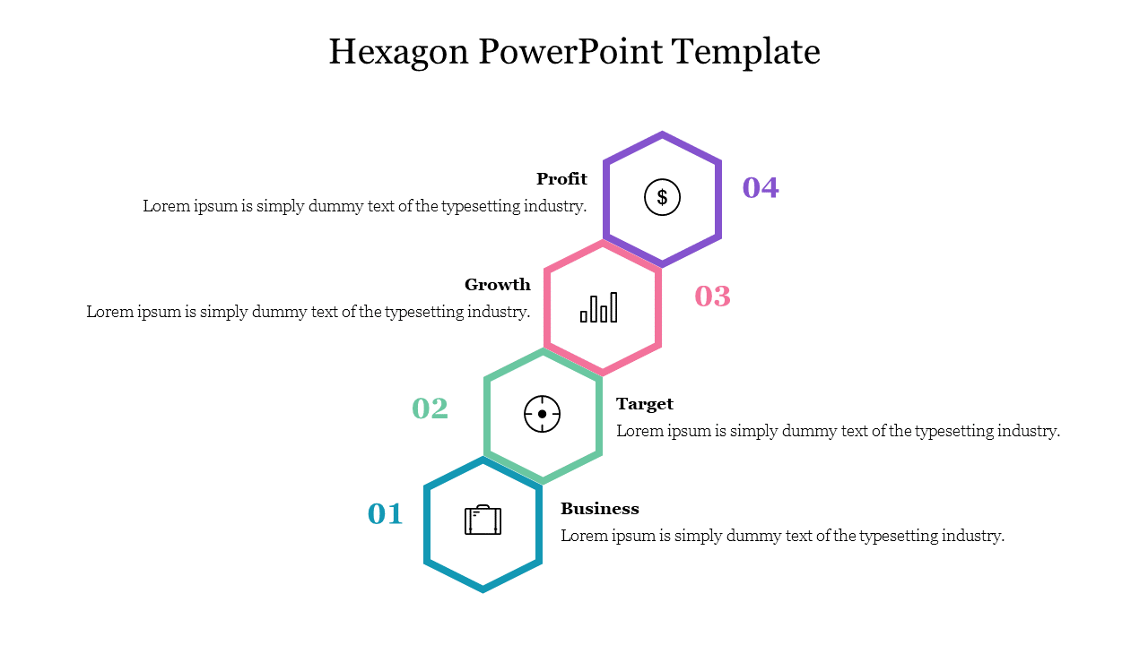 Free Hexagon PowerPoint Template
