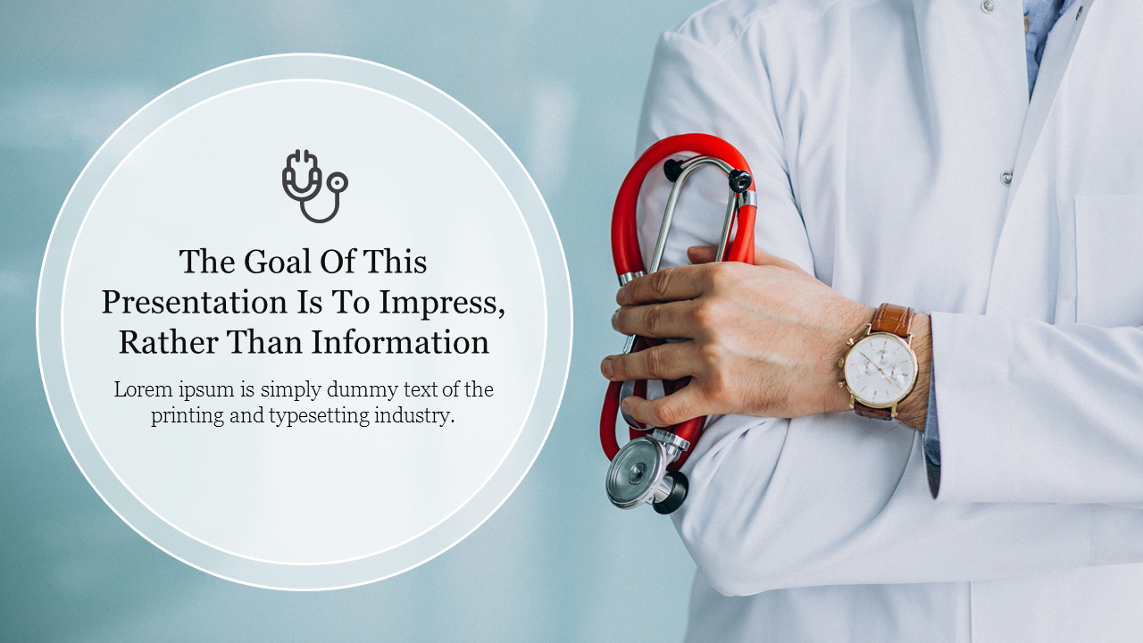 Attractive Doctor PowerPoint Background For Presentation