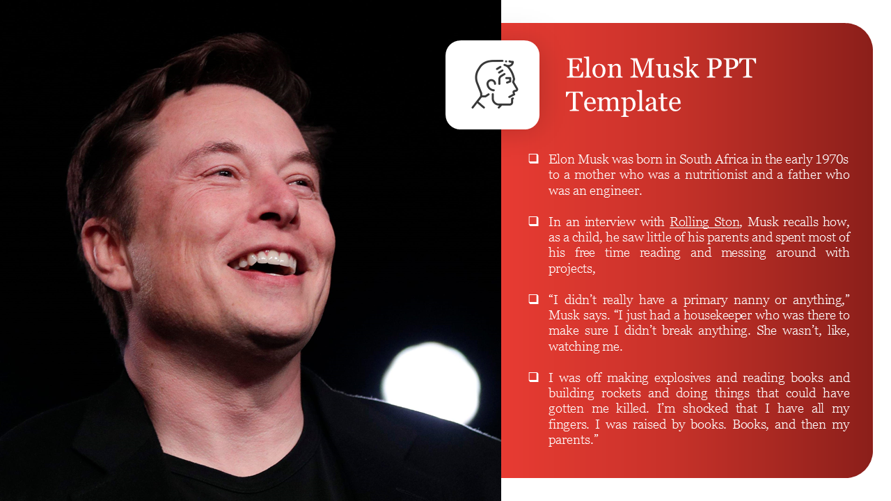 Elon Musk PPT Template