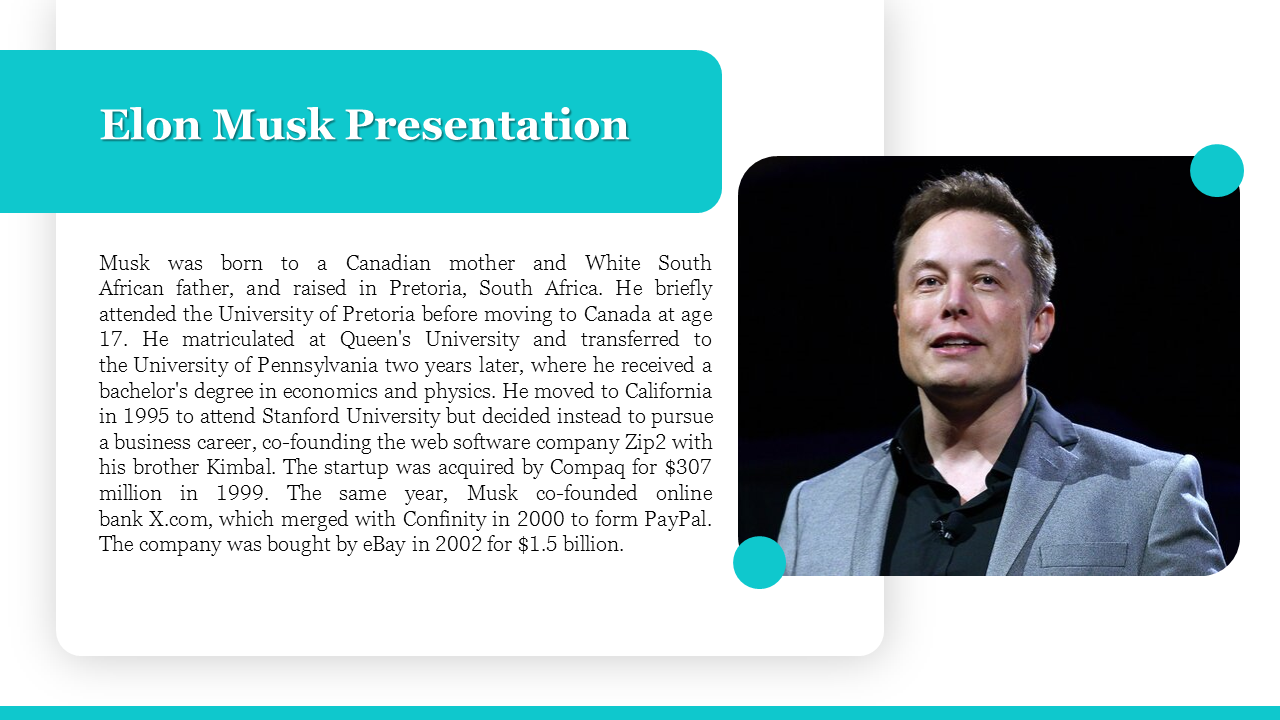 Elon Musk Presentation