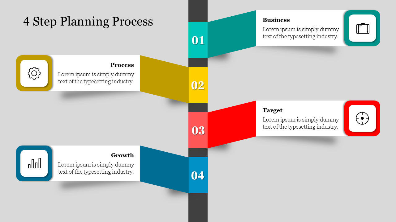 Best 4 Step Planning Process PowerPoint Presentation
