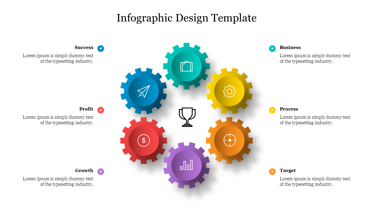 Attractive Infographic Design Template For Presentation