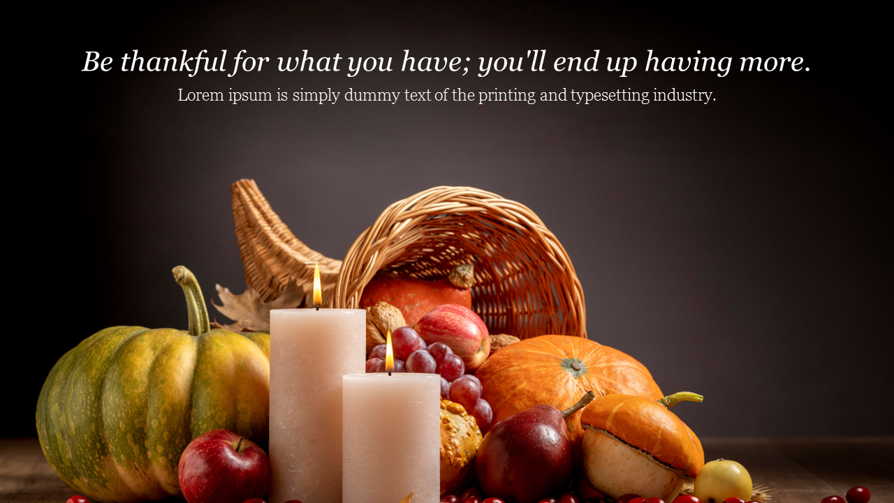 Free - Thanksgiving Background Download For PPT And Google Slides