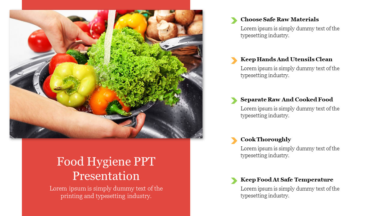 Food Hygiene PPT Presentation