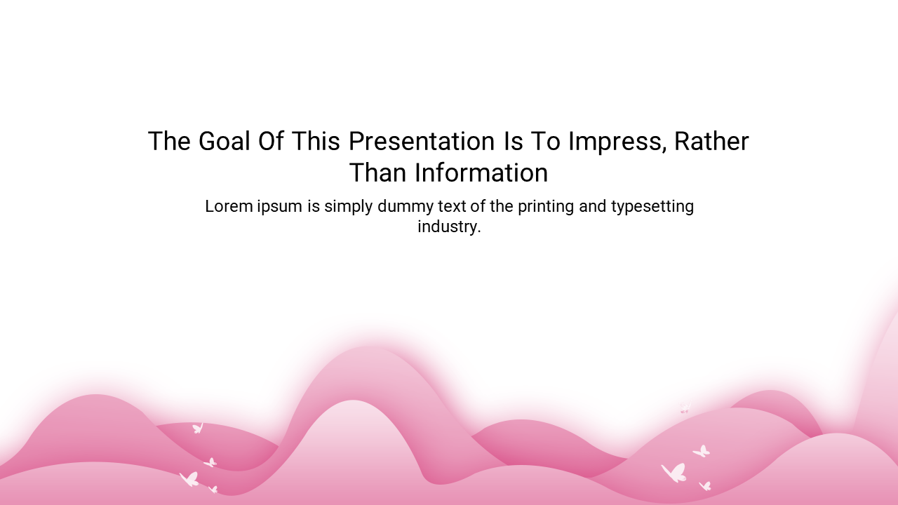 Free - Attractive Pink Aesthetic PowerPoint Templates Slide