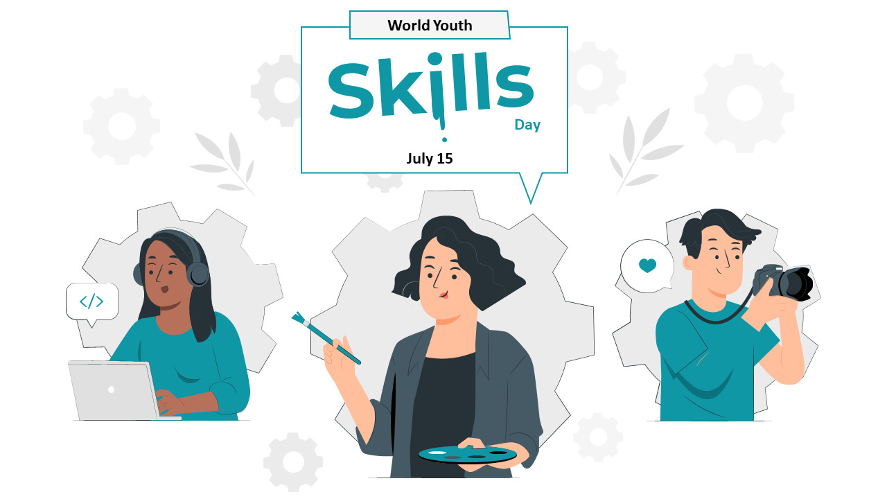 Youth Skills Day PowerPoint Template