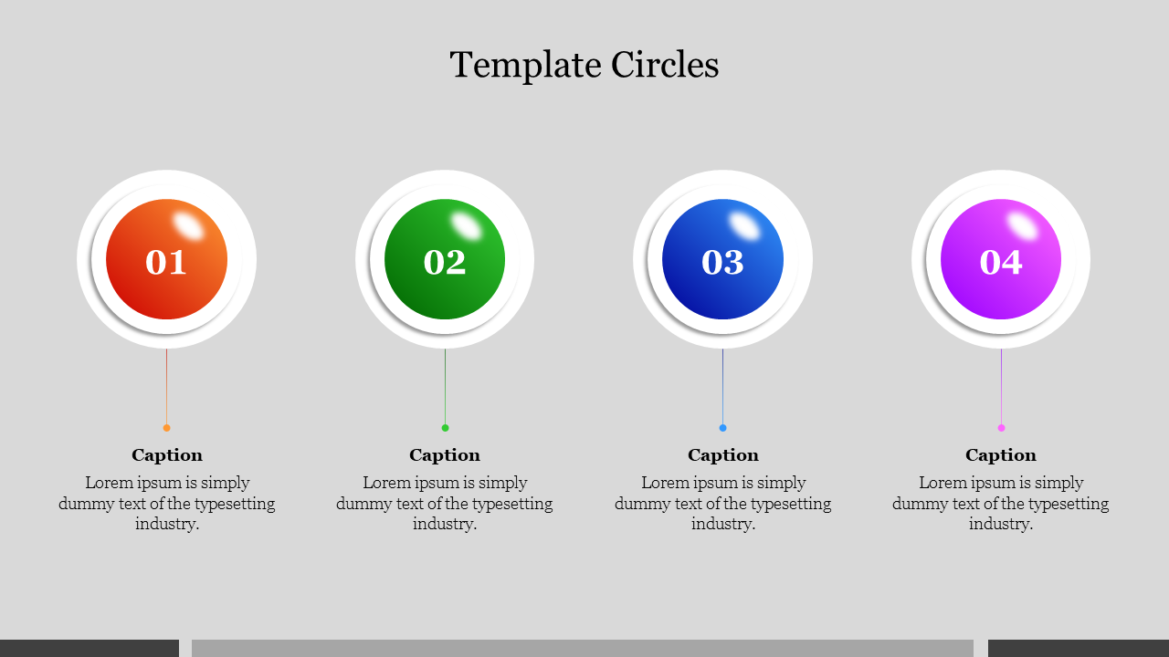 Amazing Template Circles Presentation For Your Use