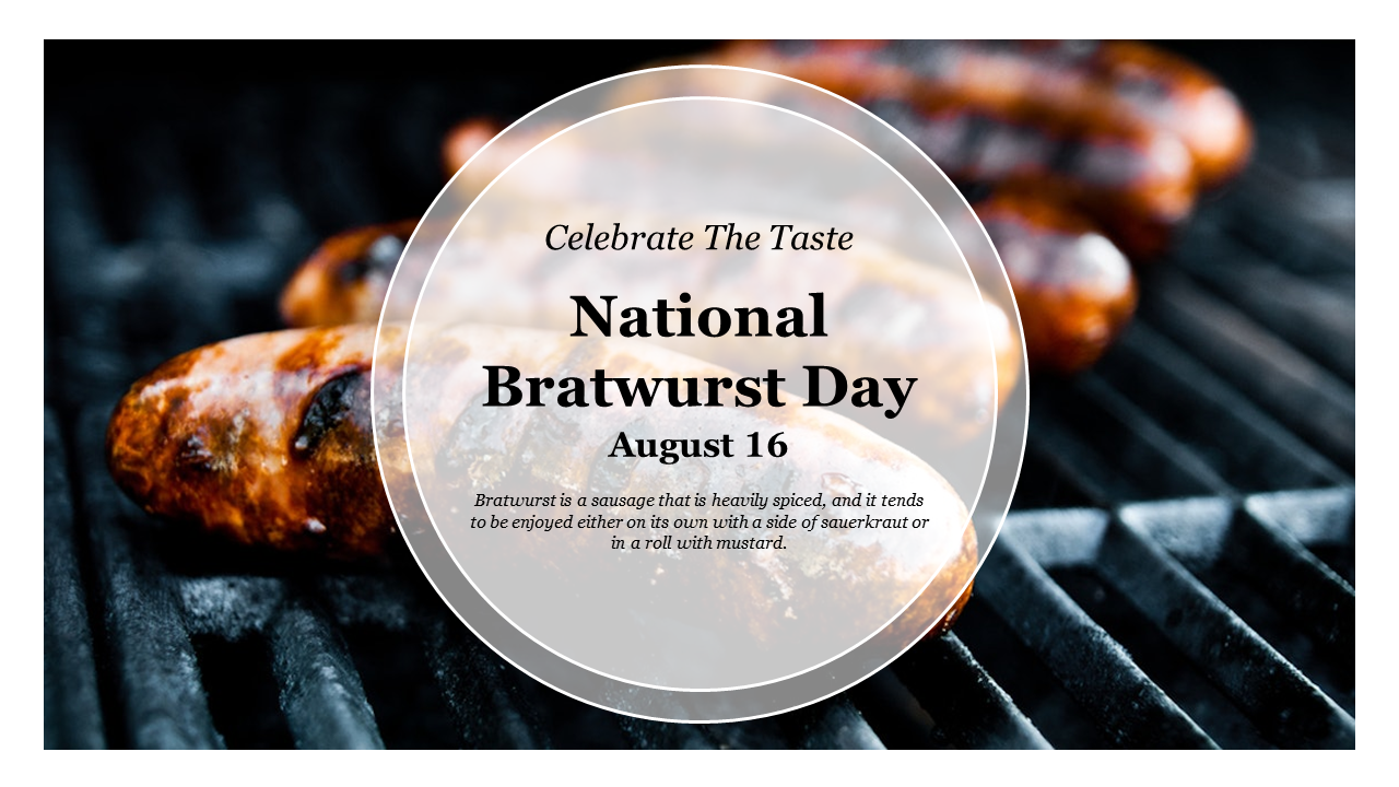 National Bratwurst Day