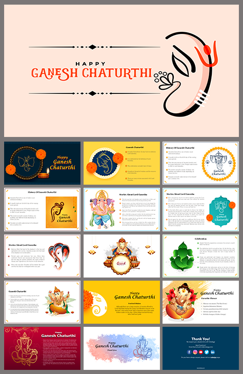 Ganesh Chaturthi PowerPoint and Google Slides Templates