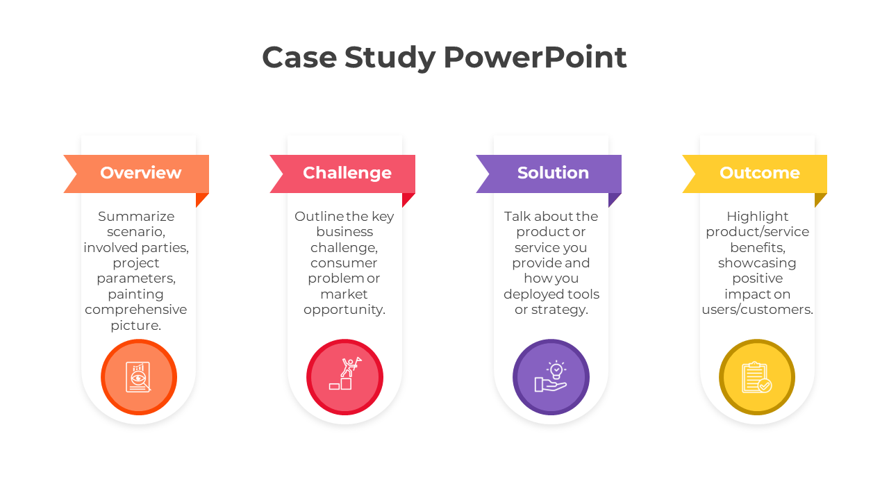 Free - Creative Case Study PowerPoint Template And Google Slides