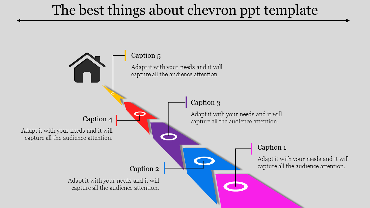 Chevron PPT Template In Powerpoint Chevron Template