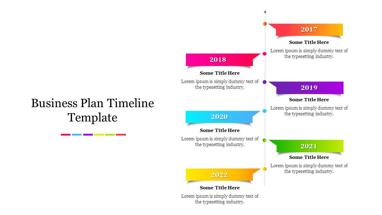 Divine Business Plan Timeline Template For PPT and Google Slides