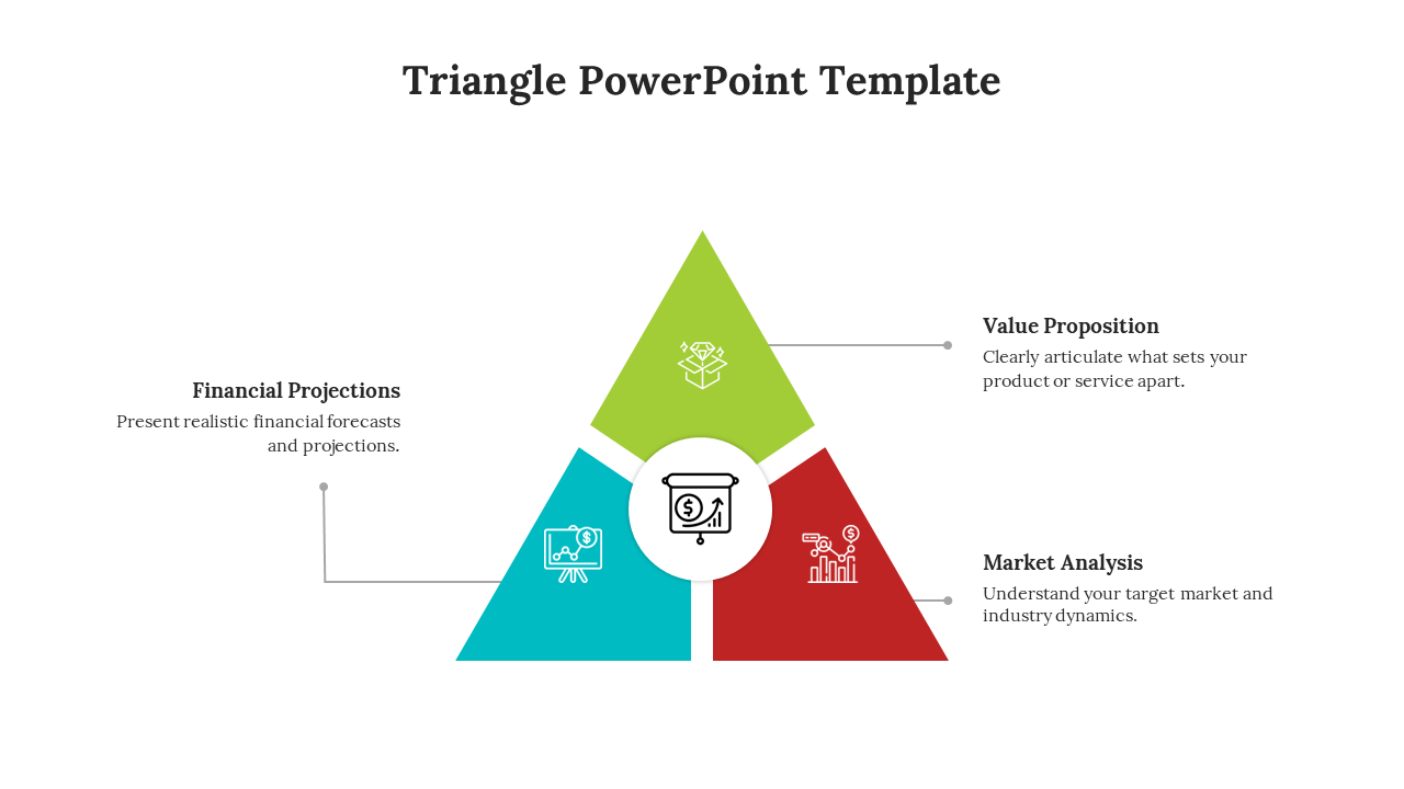 Stunning Triangle PowerPoint And Google Slides Template