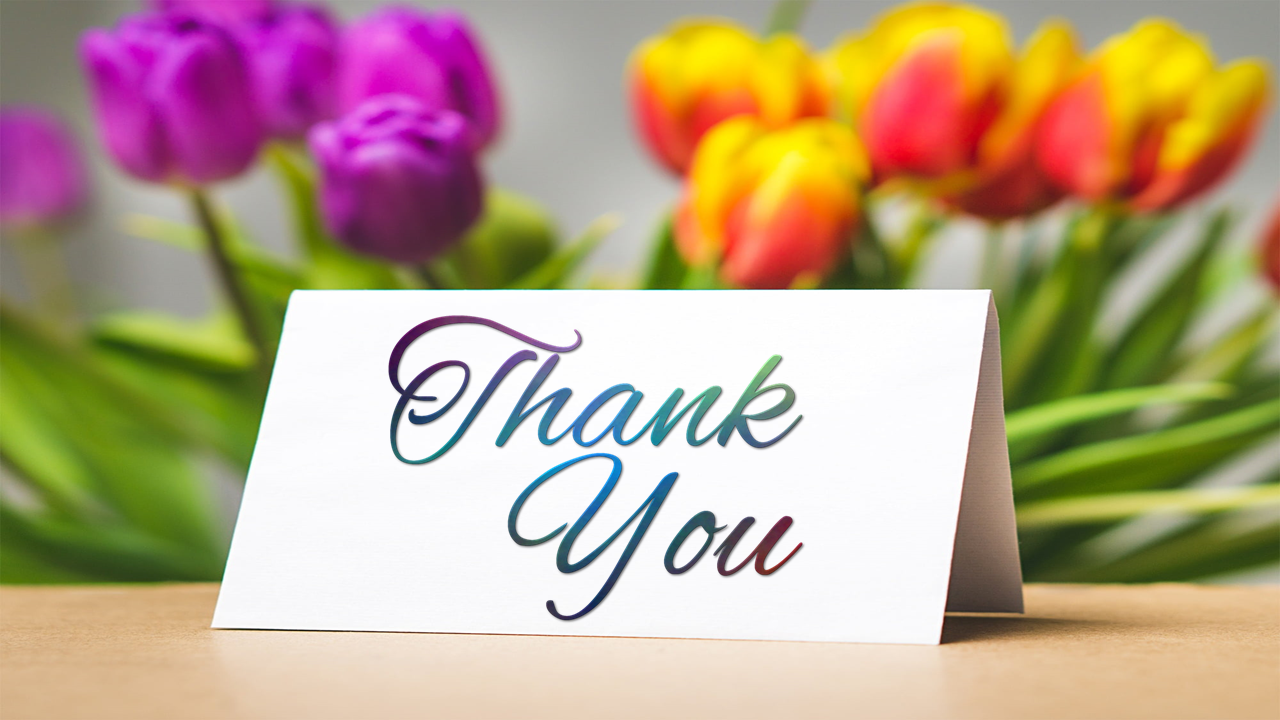 Free Thank You Template For Powerpoint Presentation - Printable Templates