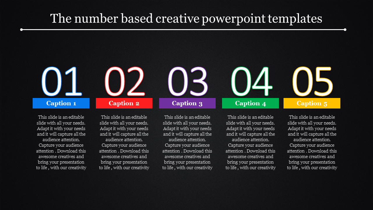 Creative infographic with a running figure in front of gradient stripes and six caption areas with various icons.