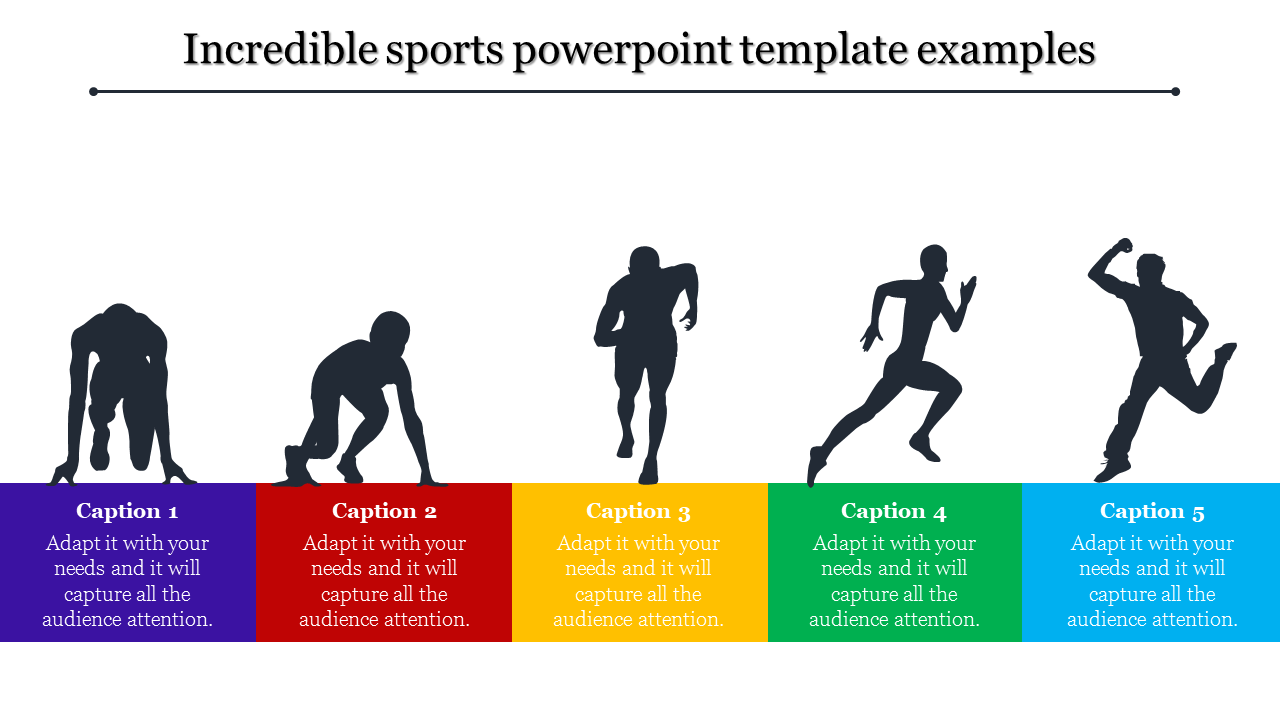A Five Noded Sports Powerpoint Template Slideegg